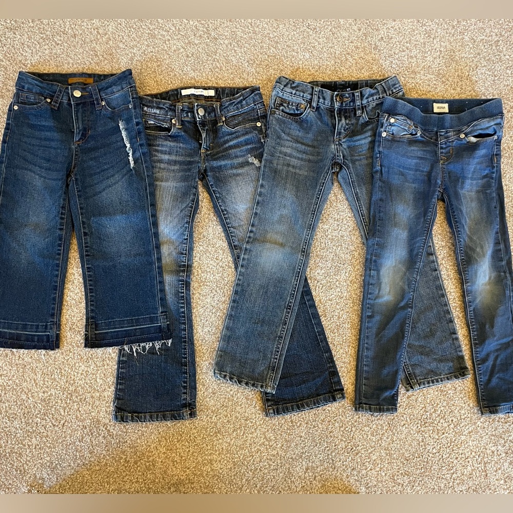 Lot of 4 pair jeans:  Joes/Hudson Jeans (size 5)